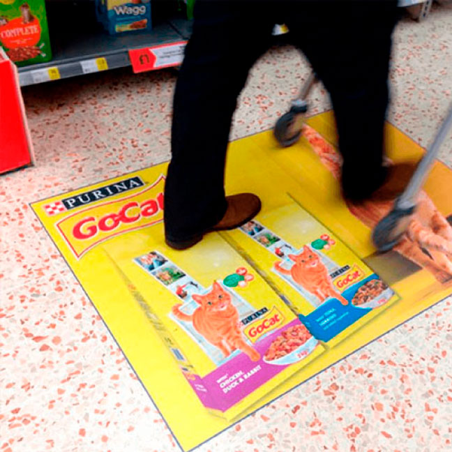 Vinilo laminado floorgraphic