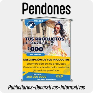 Pendones decorativos